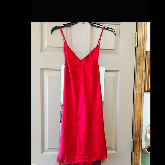 Sexy Red Strappy Lingerie Chemise Slip - Picture 4 of 4